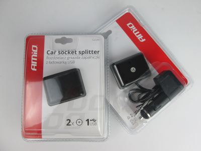 Rozdzielacz gniazda zapalniczki z ładowarką USB